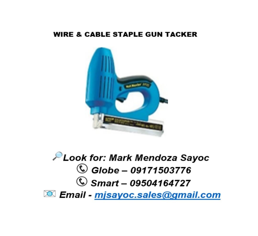 WIRE CABLE STAPLE GUN TACKER T75 Commercial Industrial