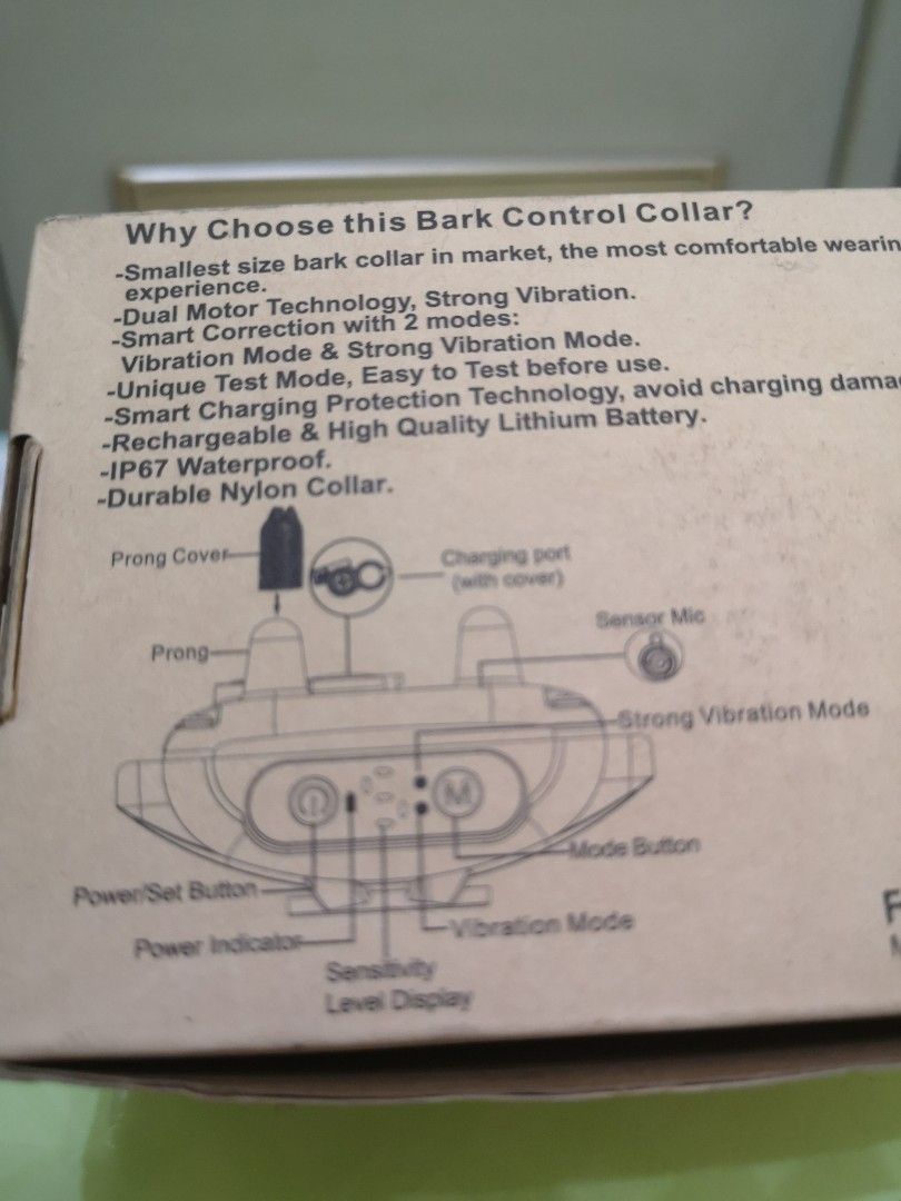 WIZCO SMART BARK CONTROL COLLAR, Pet Supplies, Homes & Other Pet