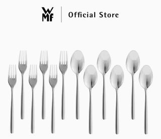 WMF Cutlery Set 60-Piece for 12 People Palma Cromargan 18/10 Stainless  Steel Polished
