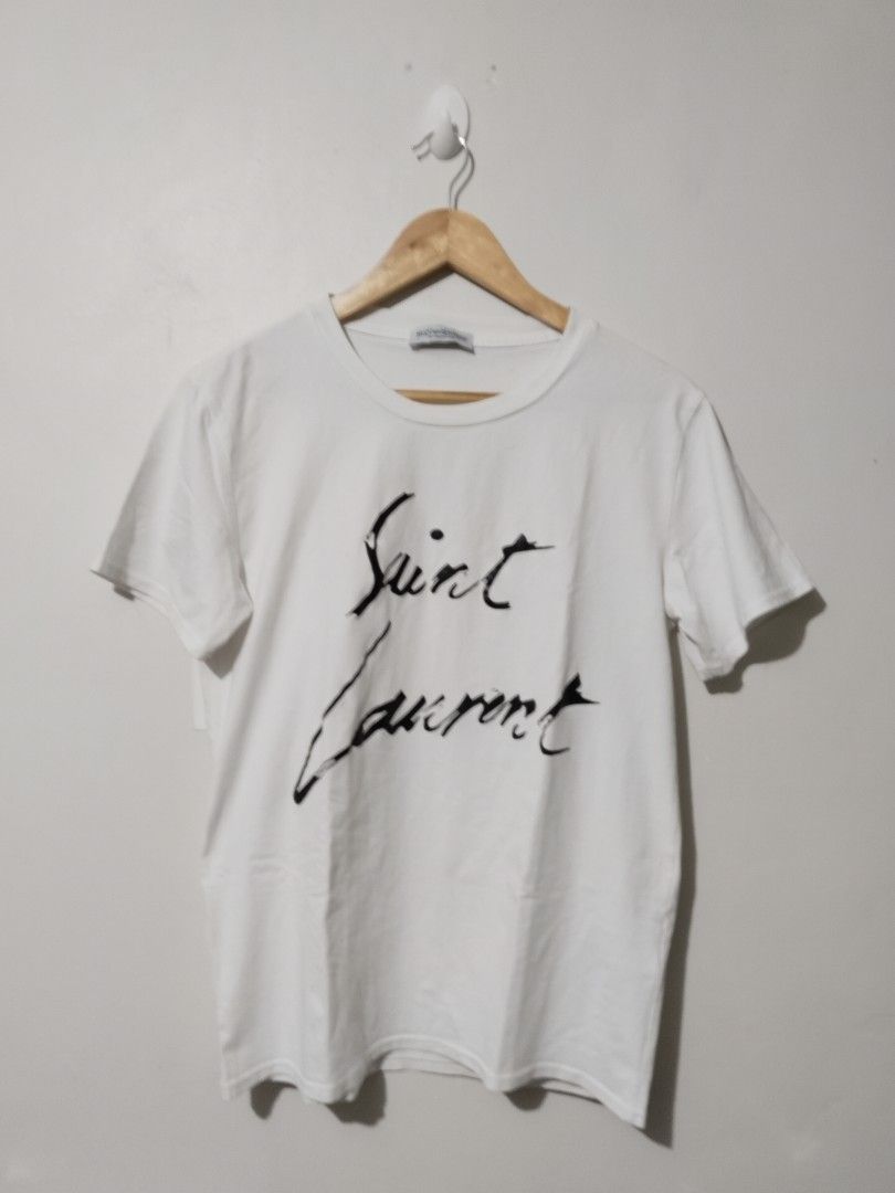 Saint laurent signature t shirt replica shop
