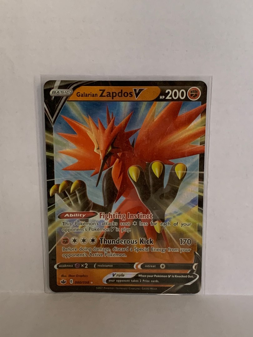 zapdos di galar V jap - pack fresh - s5a (075/070) - Vinted