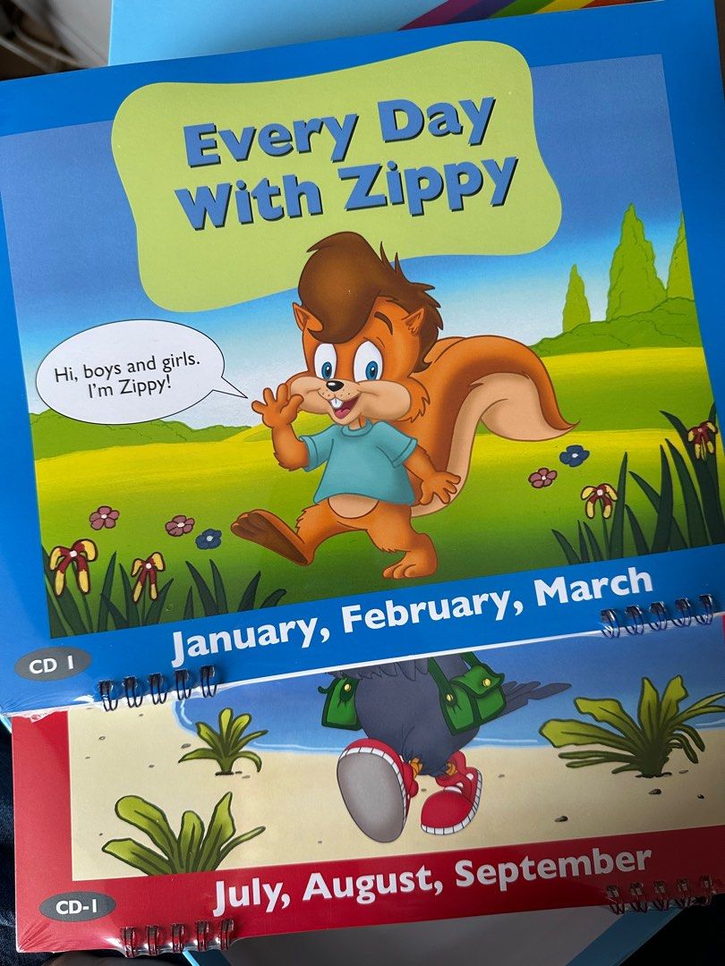 迪士尼美語世界Zippy /Every day with Zippy, 興趣及遊戲, 書本& 文具