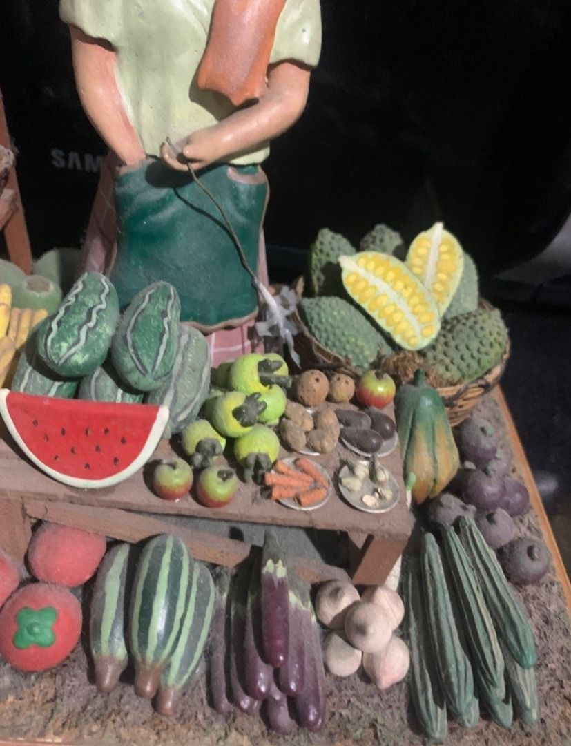 [08] Miniature Filipina tindera fruits & veggies stand 11