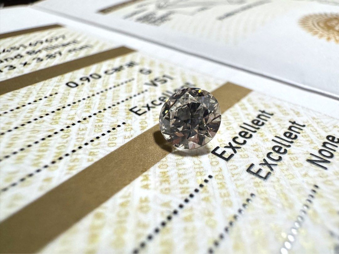 Triple excellent sales cut diamond