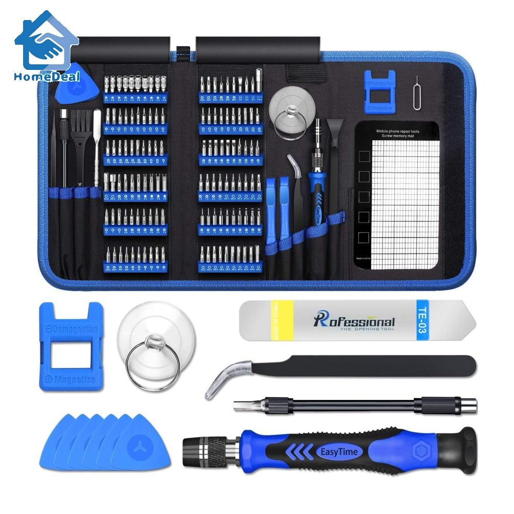 140 in 1 Precision Screwdriver Set, Professional Computer, Laptop Repair  Tool Kit, Cell Phone Repair Tool Kit, Compatible for iPhone, Tablet,  MacBook, PC, and Xbox Repair (140in1-blue), Mobile Phones & Gadgets, Mobile