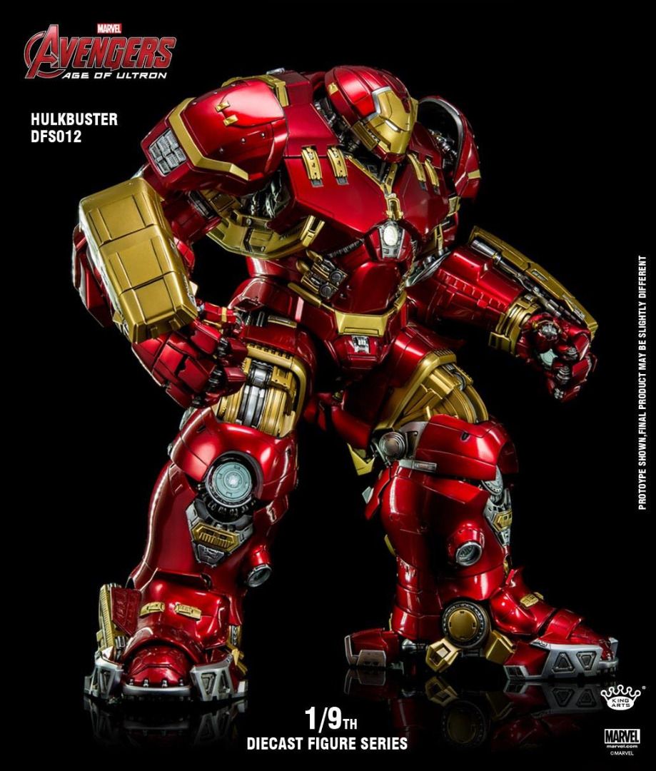1 9 Hulkbuster Diecast Figure DFS012 READYSTOCK Hobbies