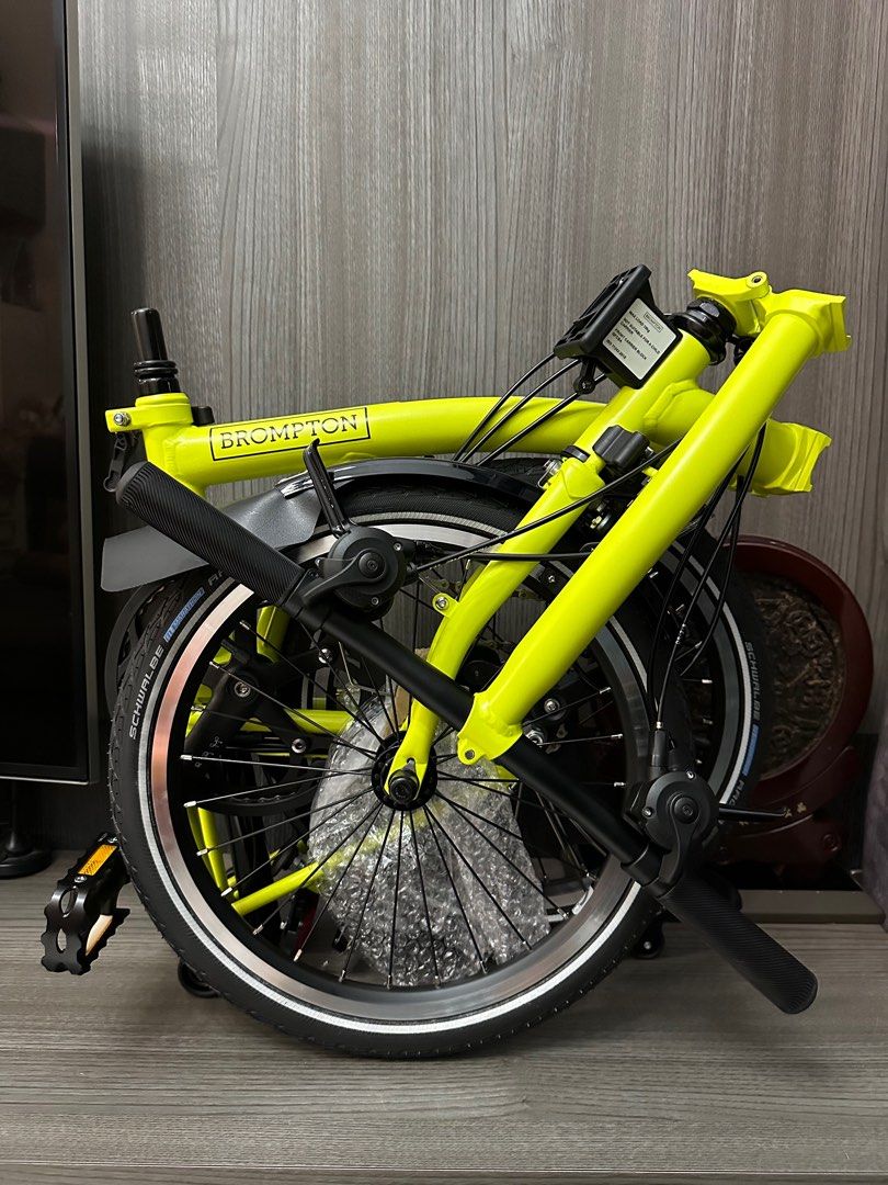 Brompton M6L DUNE SAND 2024購入（2024 Colour Yuzu lime M6L