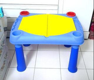 限深坑自取 KETER科特兒童桌遊戲桌桌子70×55×50 可掀蓋玩具收納桌 兒童桌書桌餐桌遊戲桌 兒童學習桌 兒童桌