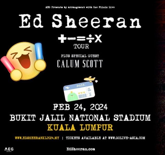 3 Cat 5 Ed Shereen Kl 2024 ticket, Tickets & Vouchers, Event Tickets on