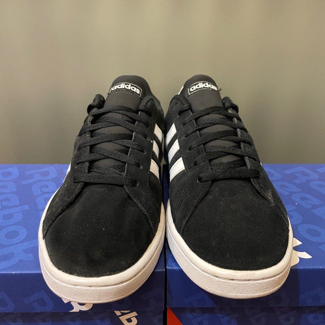42 Sepatu Adidas Grand Court Suede Second Bekas Fesyen Pria Sepatu