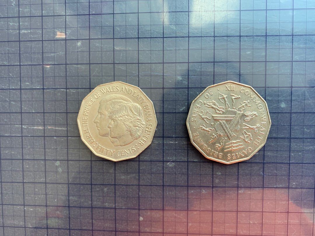 澳洲紀念版流通貨幣50仙（每個$100）, 興趣及遊戲, 收藏品及紀念品, 錢幣- Carousell