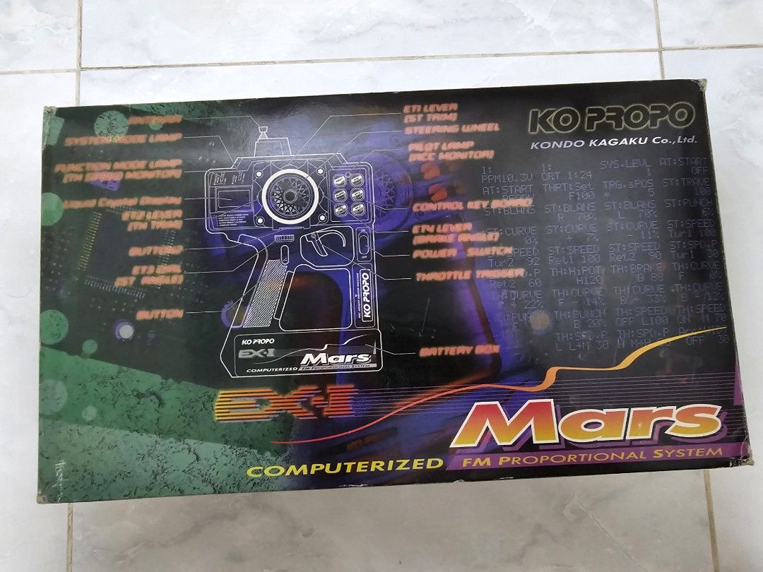 100% New KO Propo EX1 Mars 搖控+ASF 2.4g RF-901SM Module + RF-103A 