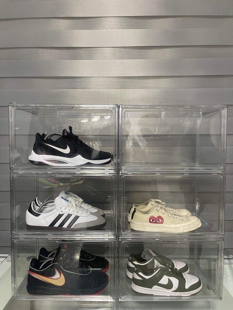 Acrylic Shoe Box Women s Fashion Jewelry Organizers Accessory Holder Box Organizers on Carousell