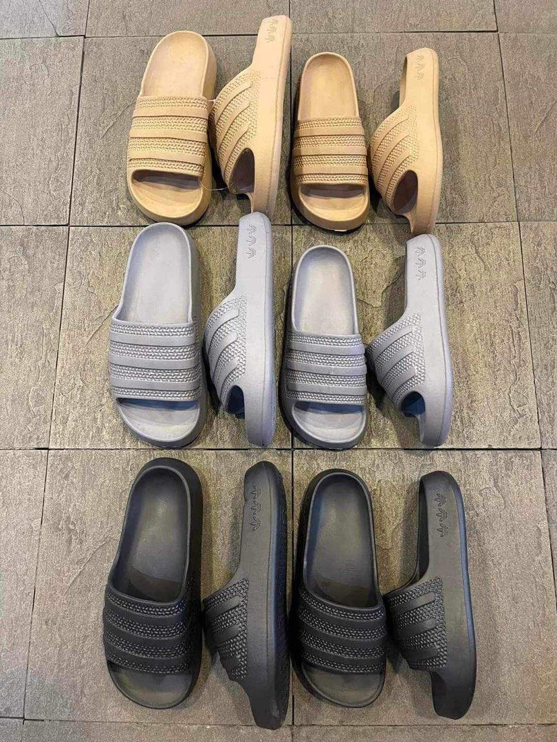 Adi slides Men s Fashion Footwear Slippers Slides on Carousell