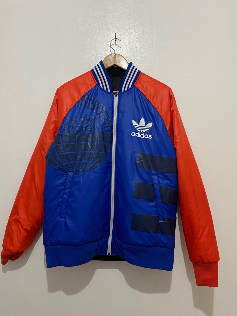 Adidas Bomber reversible, Men's Fashion, Coats, Jackets and Outerwear on Carousell