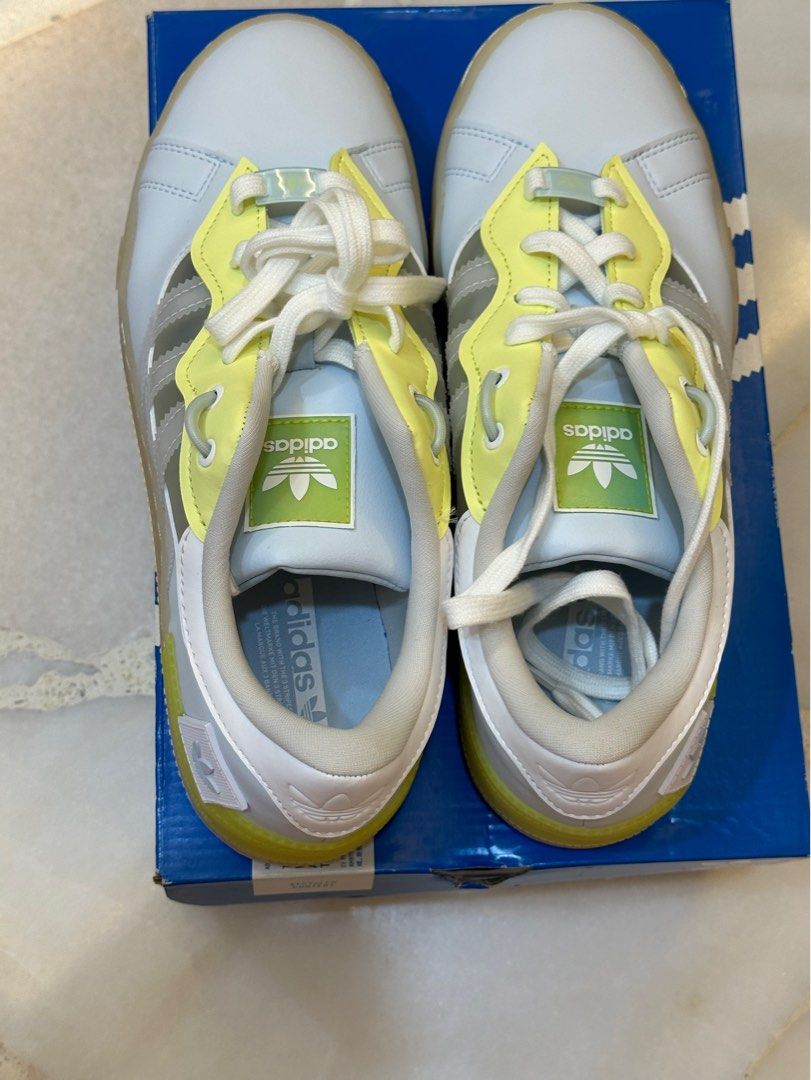 adidas gazelle silver green womens WMNS) adidas Originals Rey Galle 'Blue Yellow' GX2950  SneakerSouqq
