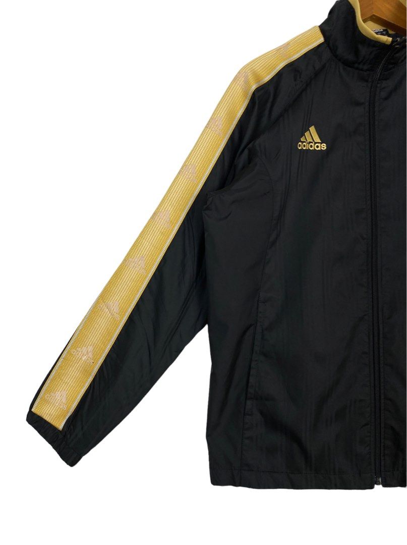 Adidas tape discount track jacket