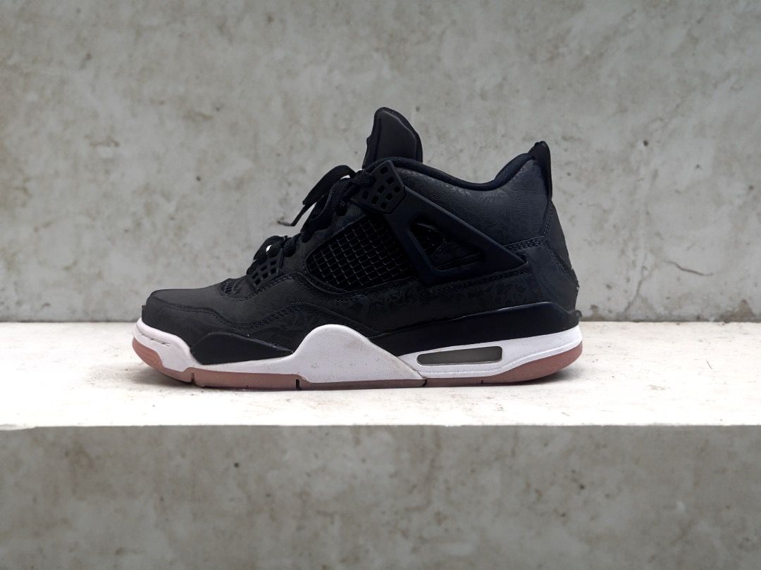 Nike air jordan discount 4 black laser