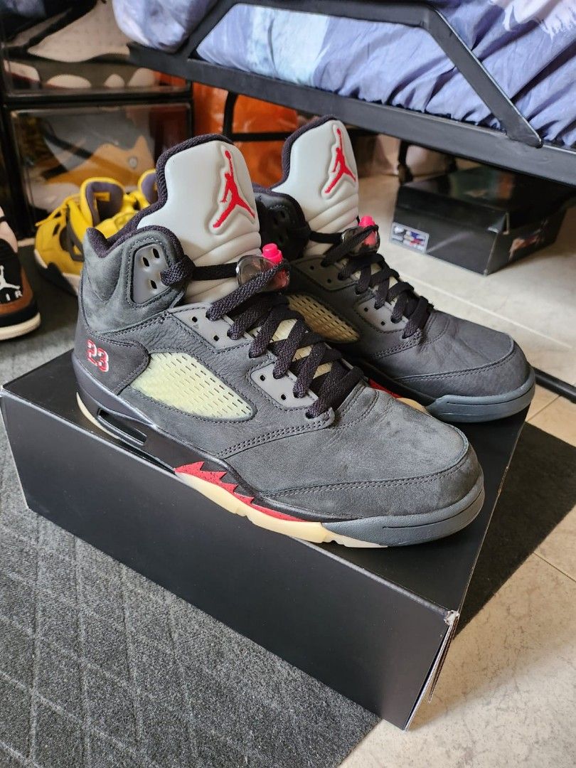 Jordan 5 noir sales