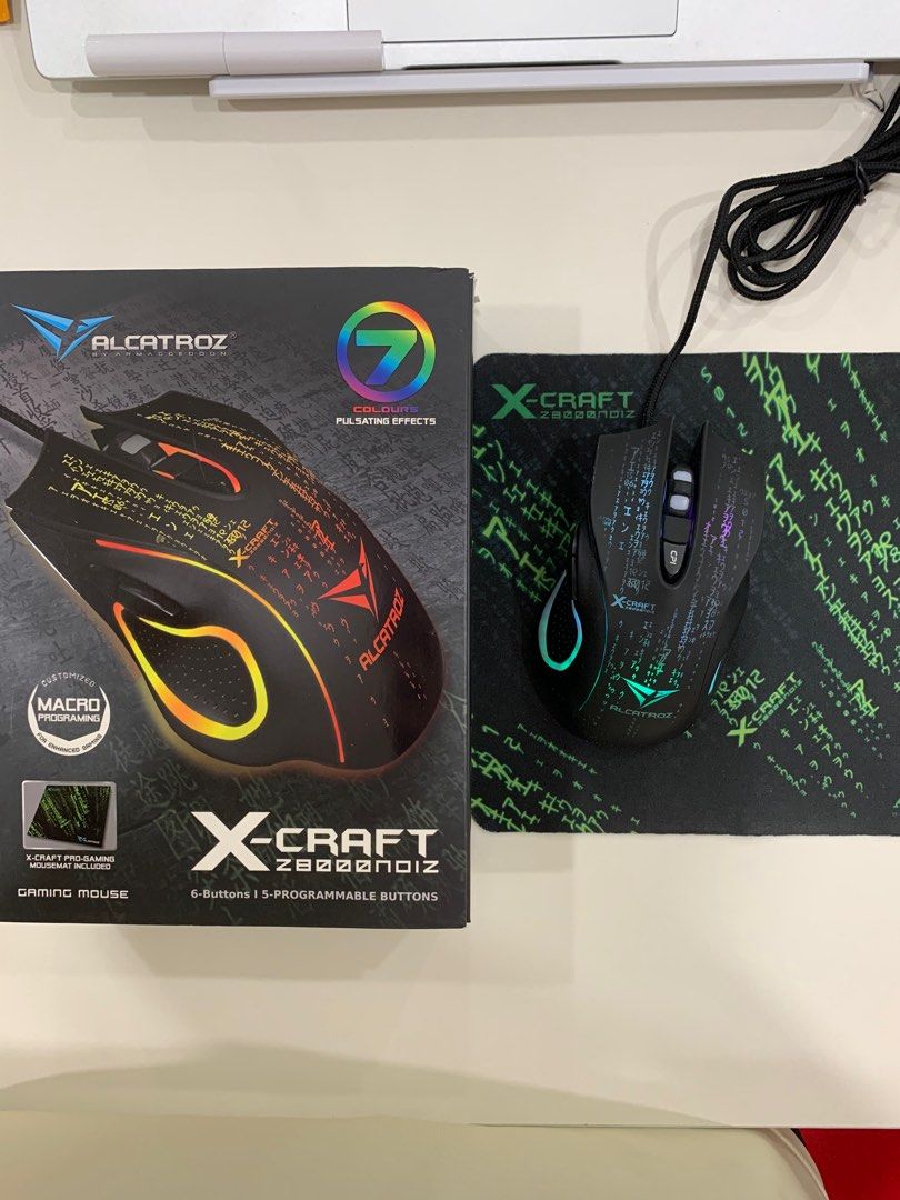 Alcatroz XCraft Gaming Mouse, Computers & Tech, Parts & Accessories