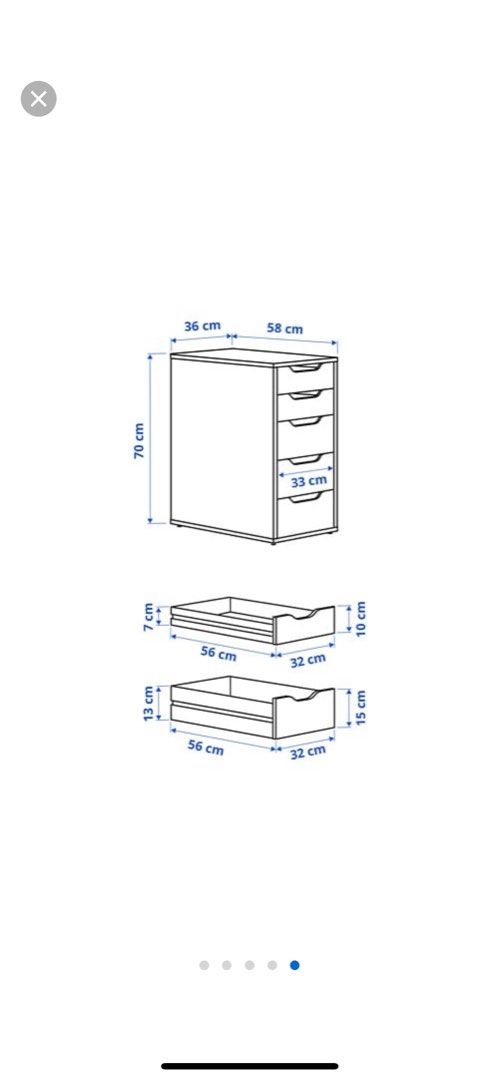 ALEX Drawer unit Black-brown IKEA Alex Drawers for Makeup Collection ...