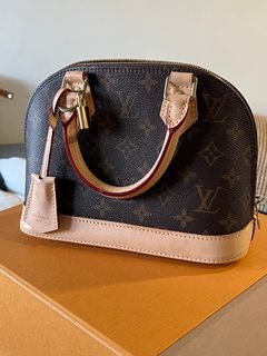 Porte documents jour leather bag Louis Vuitton Grey in Leather - 34255345