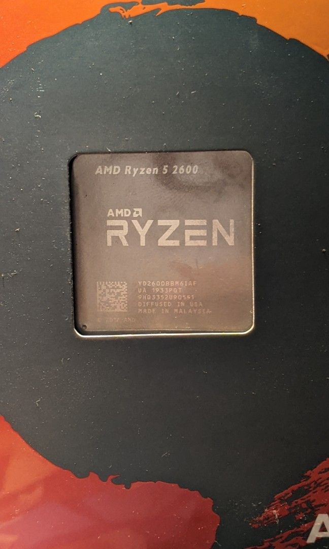 AMD Ryzen 5 2600 w/ Box and Stock Cooler, Computers & Tech, Parts ...