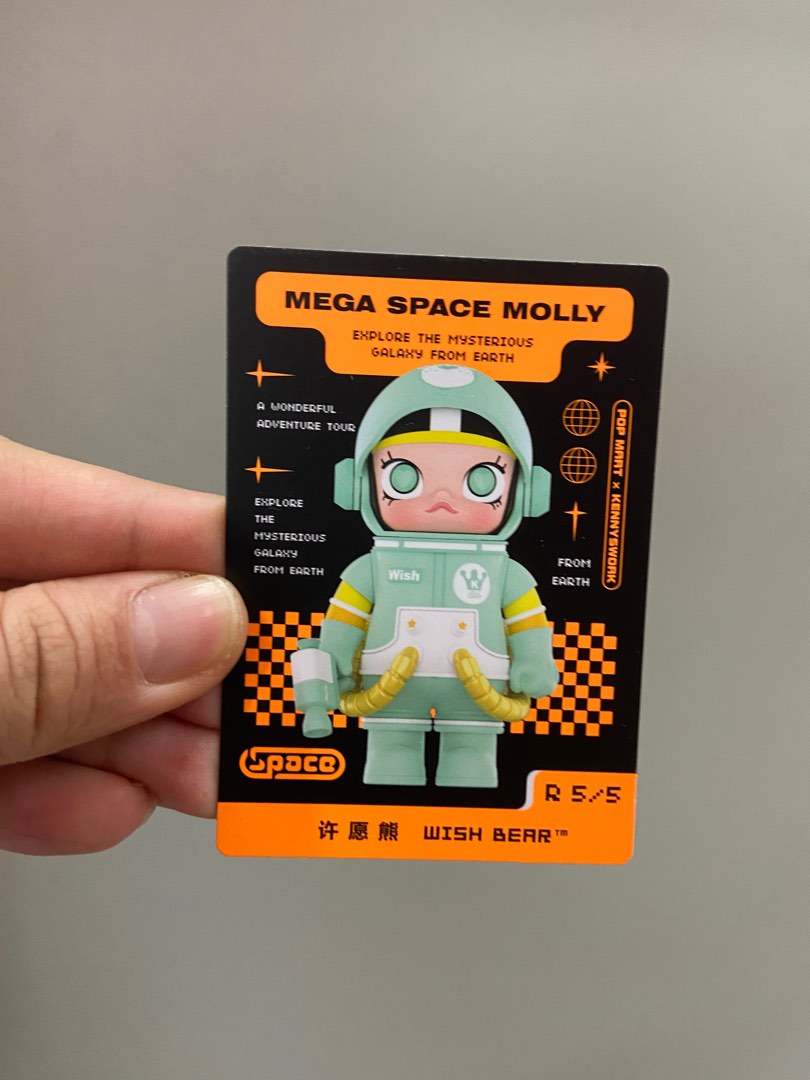 Authentic POP MART Mega Space Molly 100% Series 2-B chaser Wish Bear hidden  figure, Hobbies & Toys, Toys & Games on Carousell