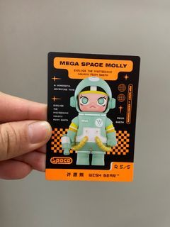 Authentic POP MART Mega Space Molly 100% Series 2-B chaser Wish Bear hidden figure