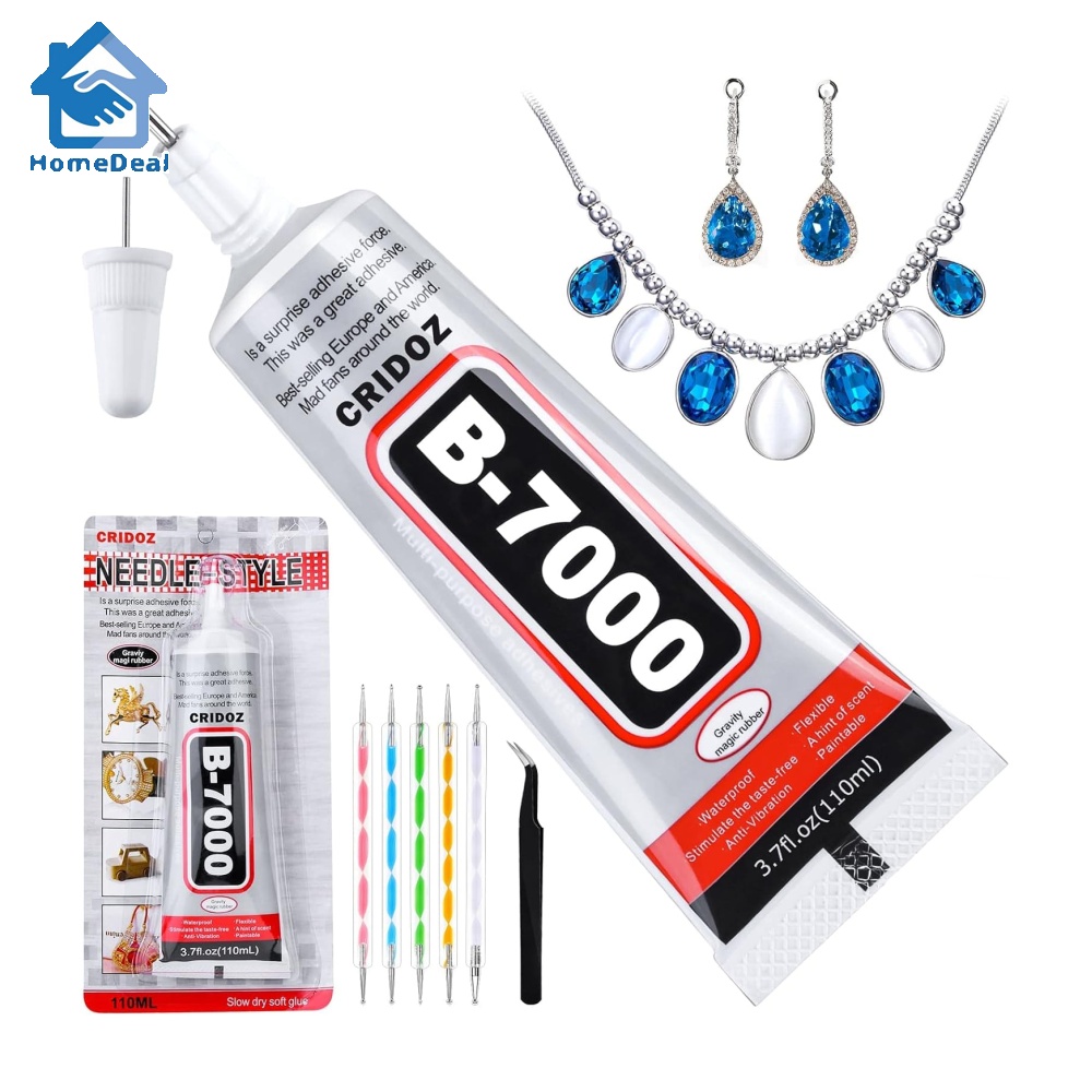 B7000 Jewelry Glue Clear for Rhinestone Cridoz 3.7 fl oz Craft