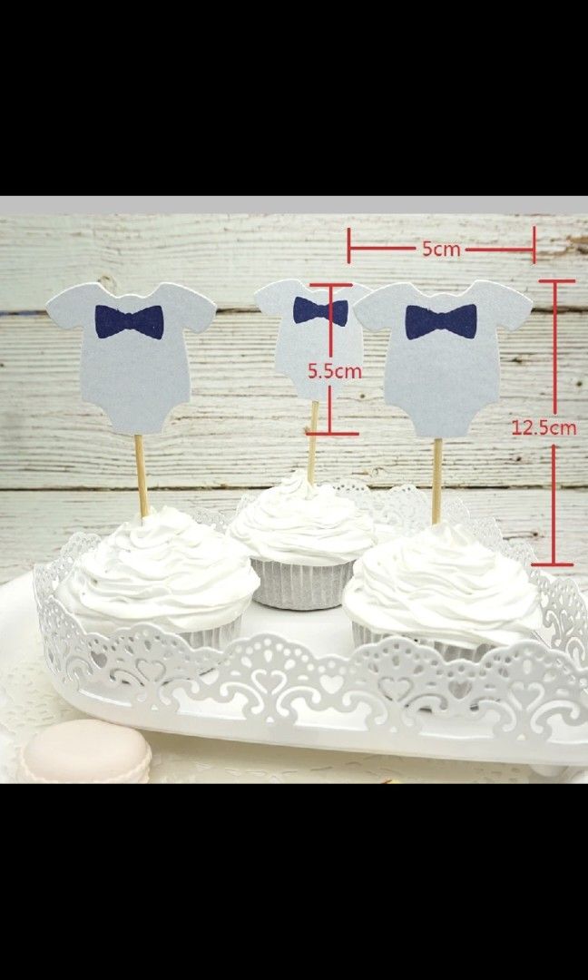 Baby Boy Happy Birthday Cake Topper Decoration Sign 1 year old month