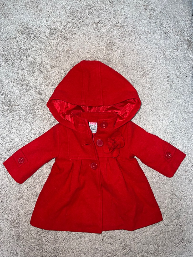 Red jacket clearance baby girl