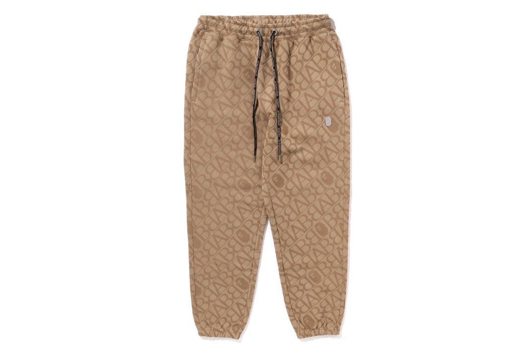 BAPE SPORT MONOGRAM PANTS, Men's Fashion, Bottoms, Joggers