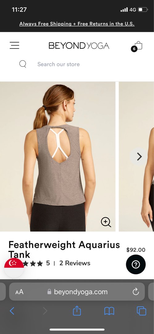 Beyond yoga blank tank M size, Women's Fashion, Activewear on Carousell