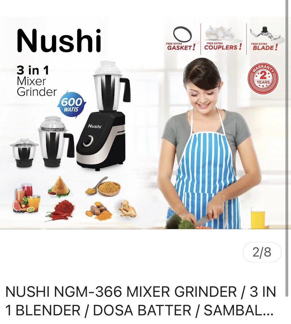 Blender+Mixer for dosa batter, chutney, sambal., Furniture & Home