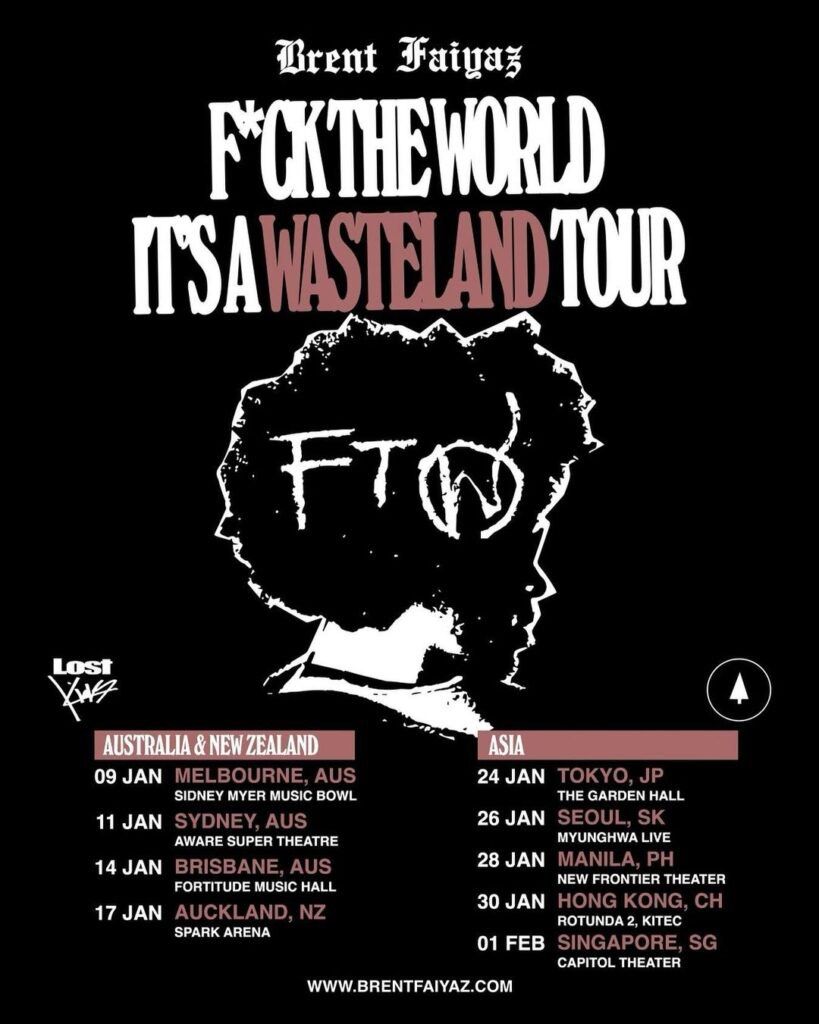 Brent Faiyaz FTW It’s a Wasteland Tour Tickets 2024, Tickets & Vouchers