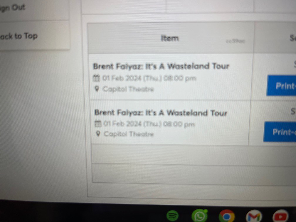 Brent Faiyaz tickets CAT 1 Standing, Tickets & Vouchers, Event Tickets on Carousell