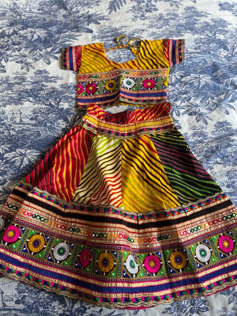 Buy Rajasthani Pavadai New Born Baby Kids Lehenga Indian Traditional Silk  Net lehanga Choli South Pavadai Set Festive Wear Online at desertcartINDIA