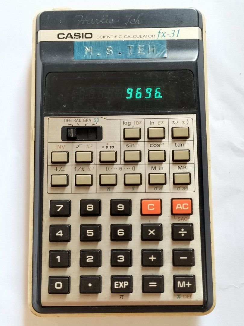 Casio fx31 best sale