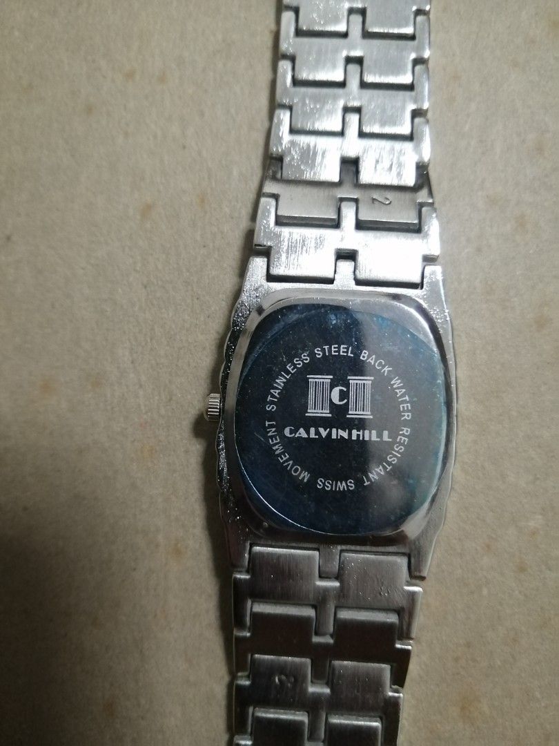 Calvin hill watch stainless steel best sale