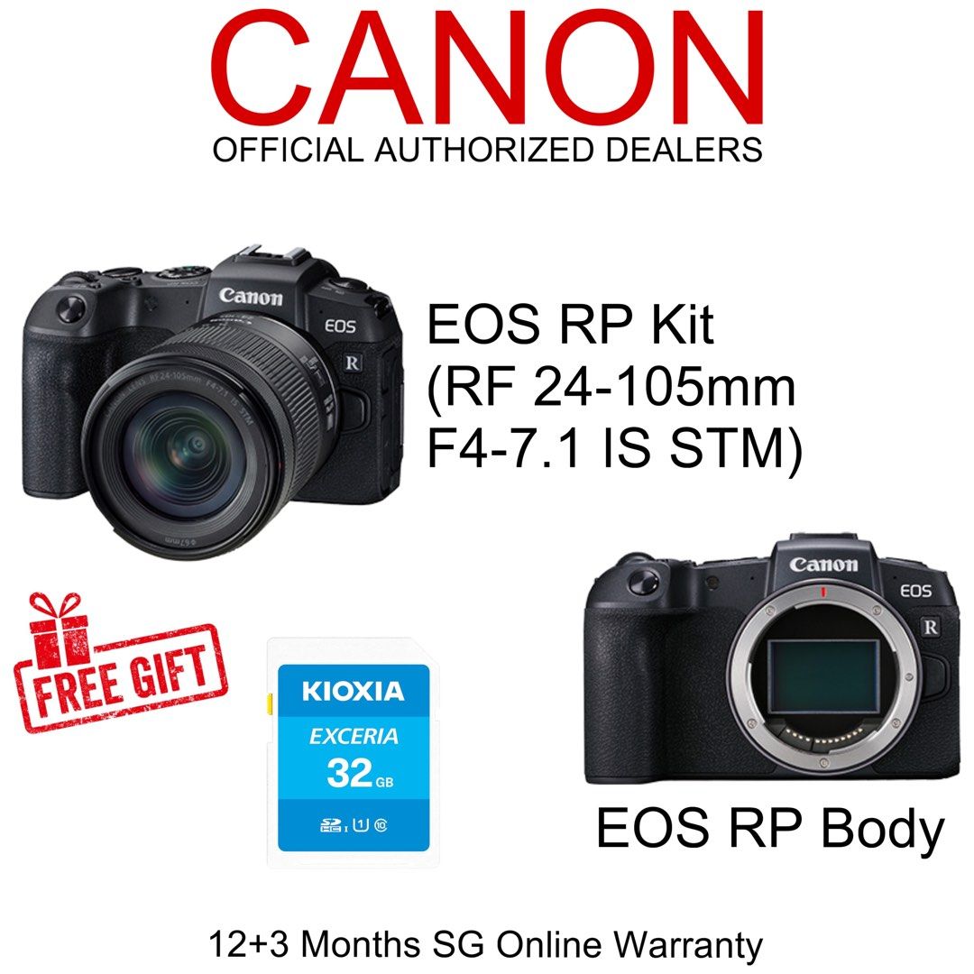 CANON RP Body/kit, Photography, Cameras on Carousell