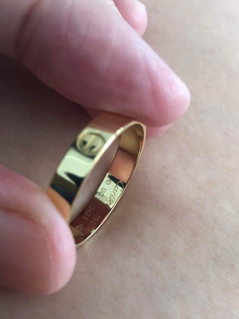 Cartier love ring thin store