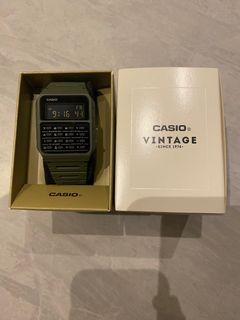 casio vintage calculator watch casio 手錶 brand new