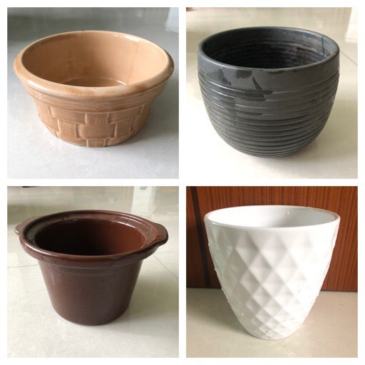 Ceramic Flower Pots without holes, Furniture & Home Living, Gardening