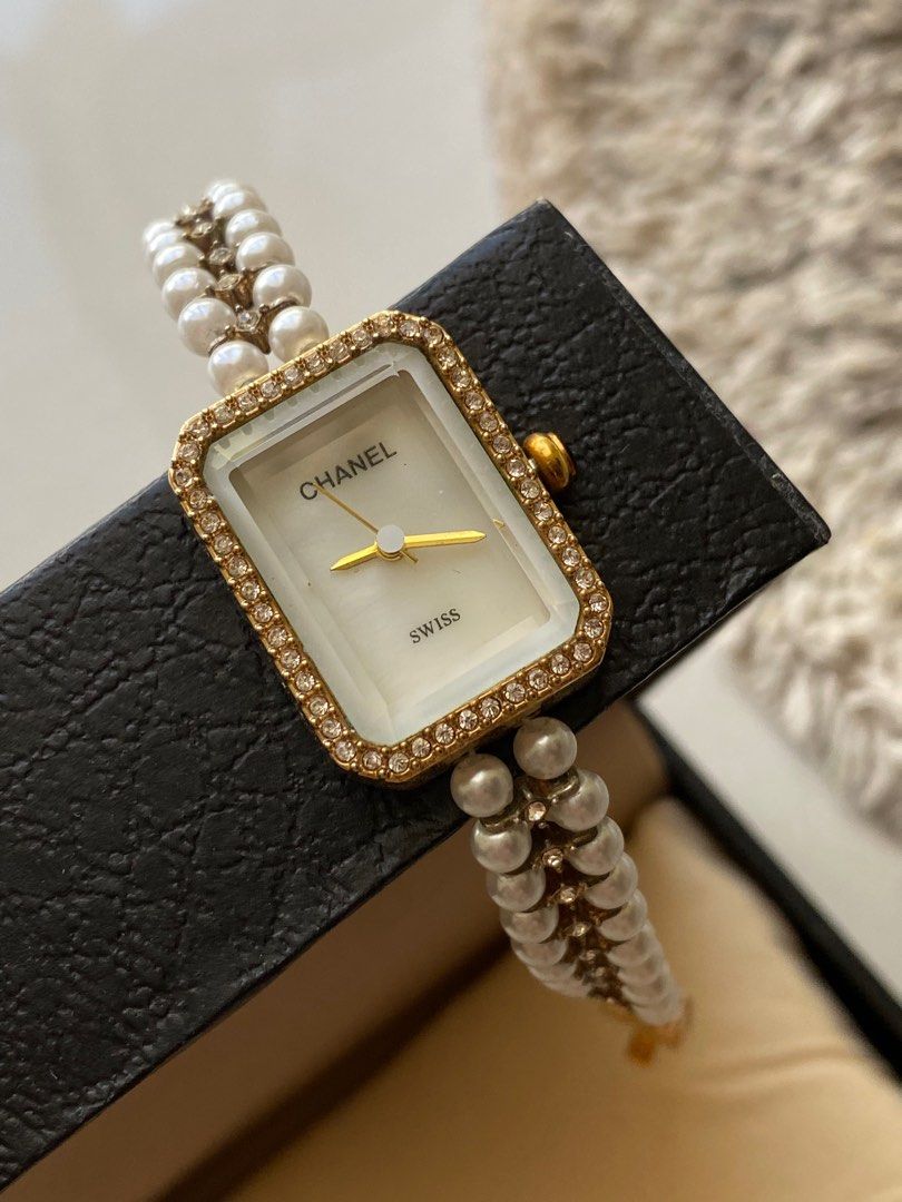 Chanel pearl watch sale