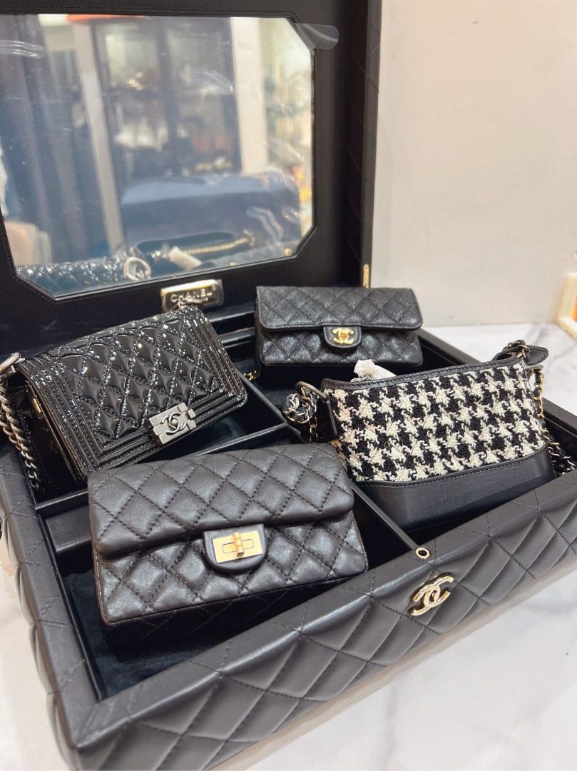 Chanel Set Of 4 Mini Bag, Luxury, Bags & Wallets on Carousell