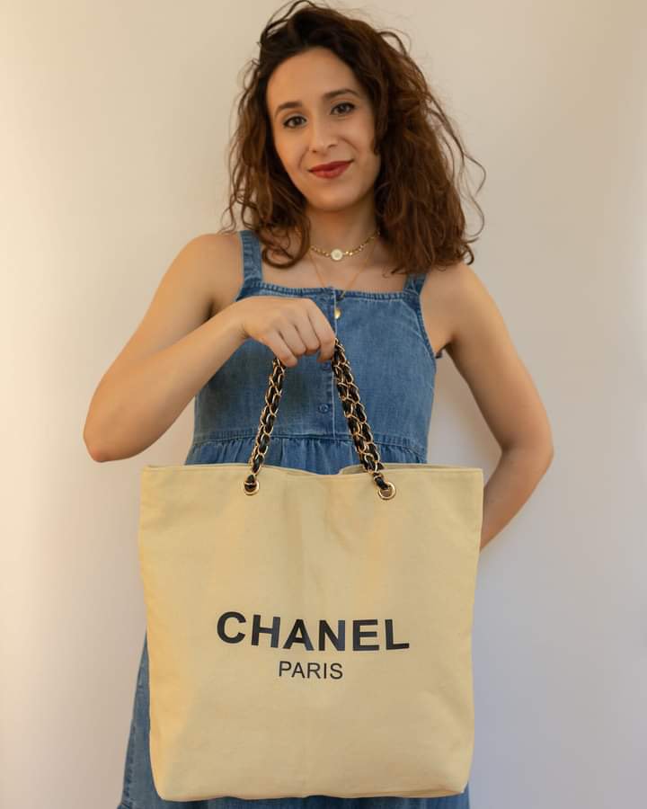 Chanel large tote discount