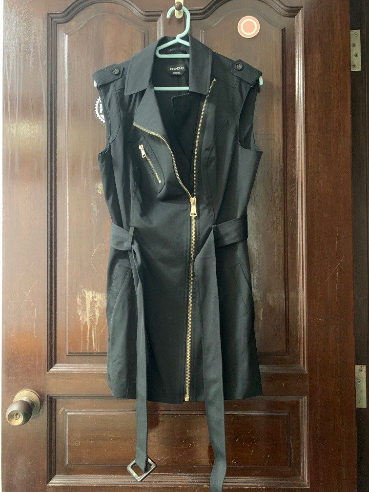 Bebe leather vest deals