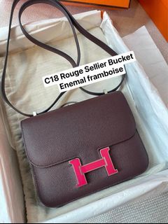 SGD14,500. Preloved, very good condition, Gris Mouette Epsom Constance 24  Phw. X stamp. Full set, no…