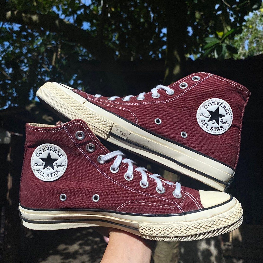 Converse 70s dark burgundy best sale